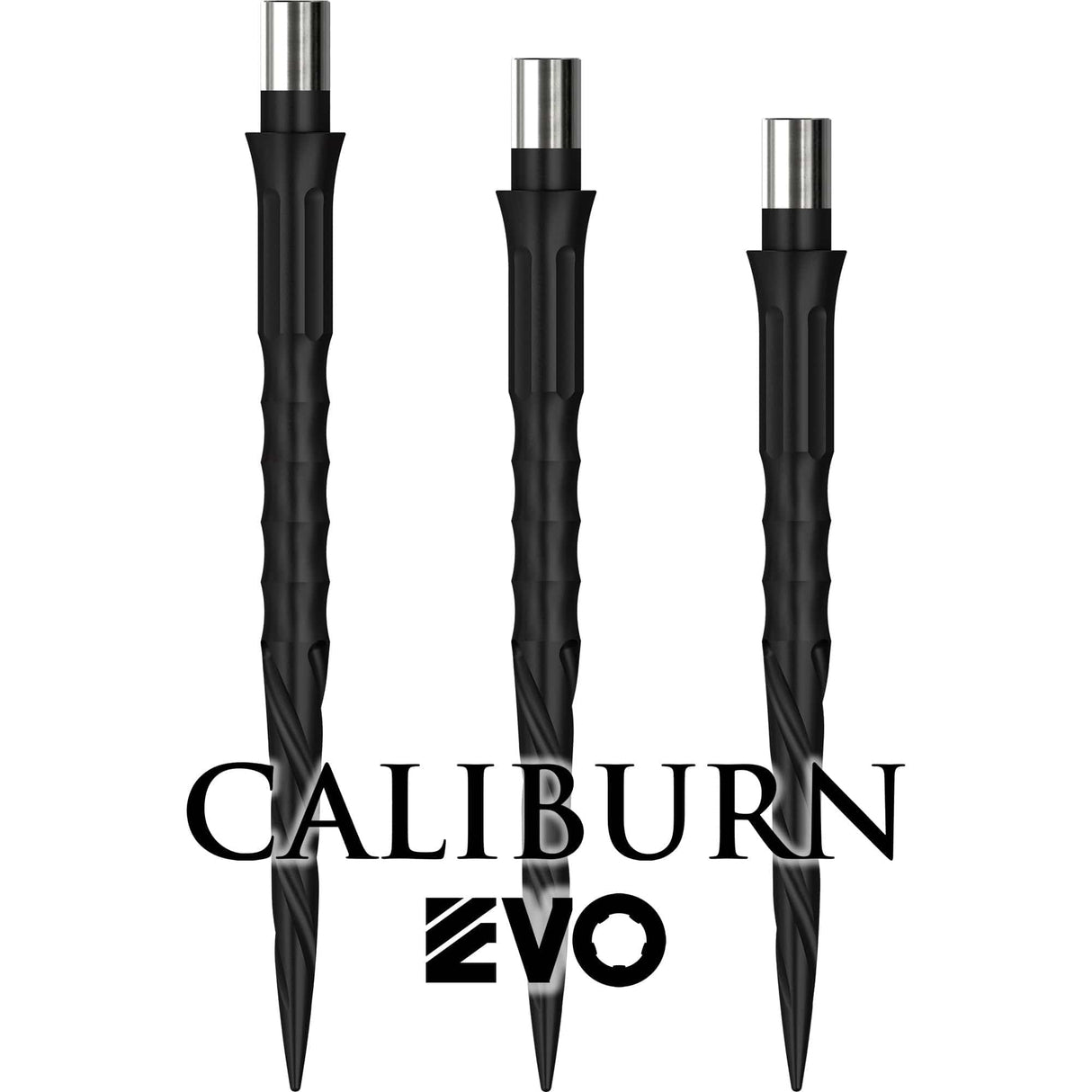 Caliburn Evo Dart Points - Push Fit with Tool - Easy Replace - Spiro - No Lip - Black