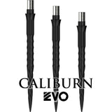 Caliburn Evo Dart Points - Push Fit with Tool - Easy Replace - Spiro - No Lip - Black