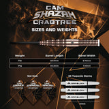 Mission Cam Crabtree Darts - Stahlspitze 95% Tungsten - V2