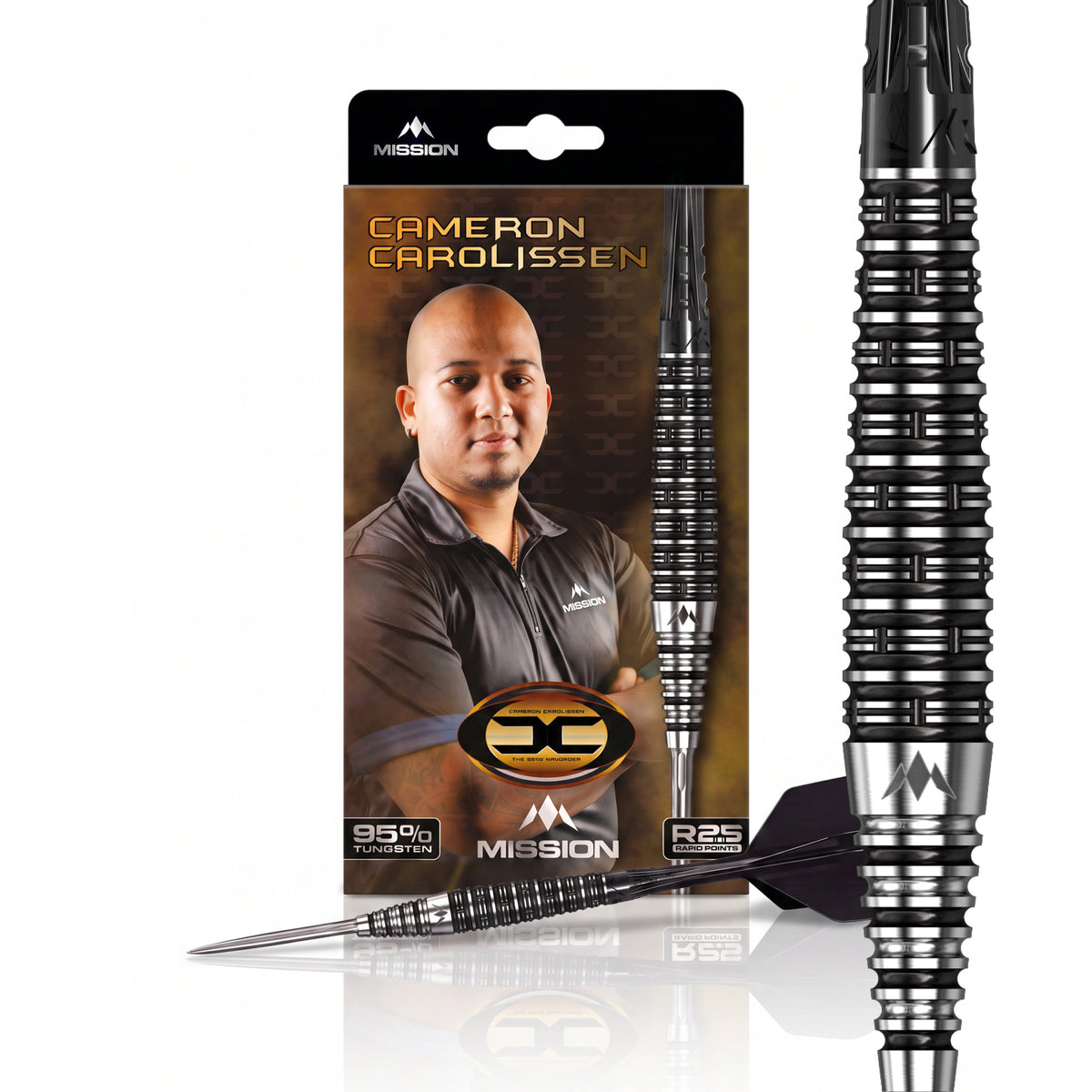 Mission Cameron Carolissen R2.5 Darts - Stahlspitze - 95% Tungsten