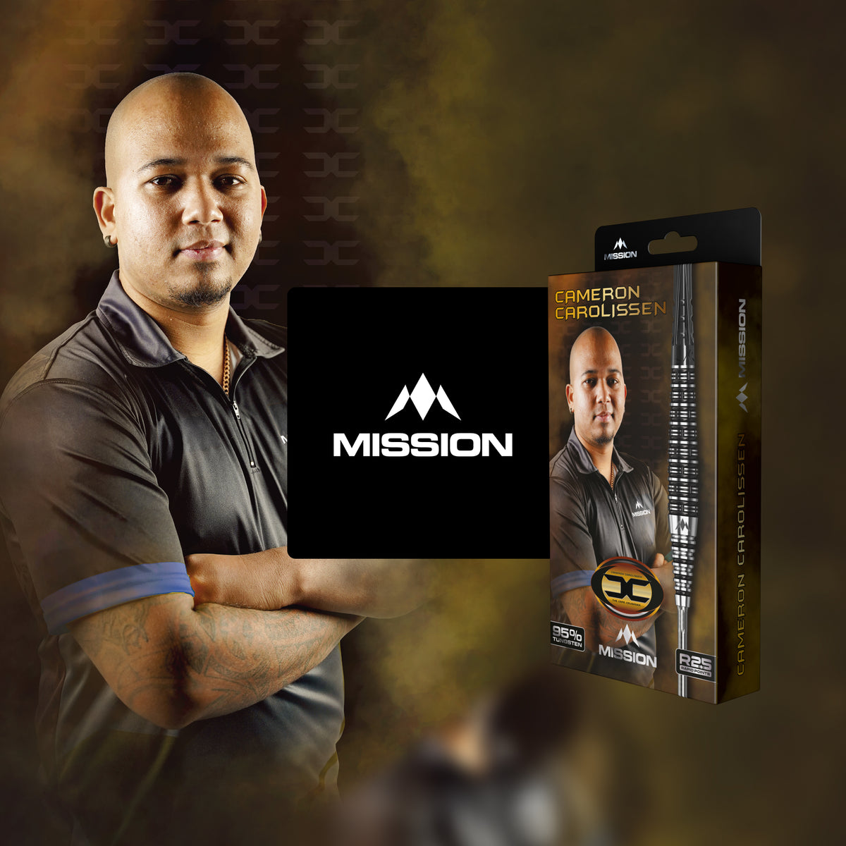 Mission Cameron Carolissen R2.5 Darts - Stahlspitze - 95% Tungsten