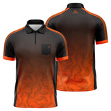 Arraz - Chevron - Schwarz & Orange - Dart Shirt