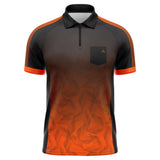 Arraz - Chevron - Schwarz & Orange - Dart Shirt