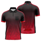 Arraz - Chevron - Schwarz & Rot - Dart Shirt