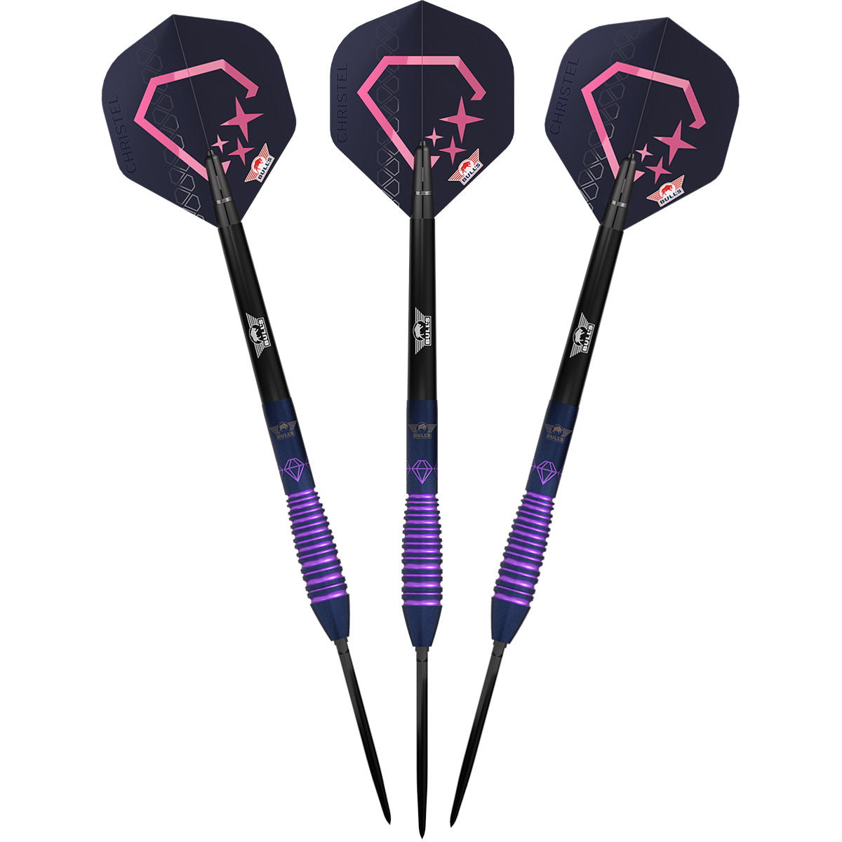 Bulls Christel Timmermans CP Darts - Stahlspitze - 90% Tungsten - E1