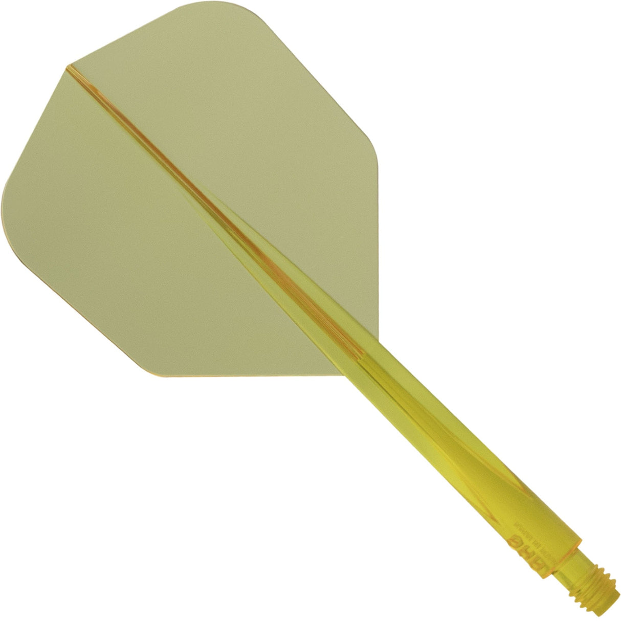 Condor AXE Dart Flights - Small - Clear Yellow Short