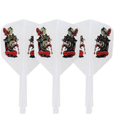 *Condor Dart Flights - Zero Stress - Small - Overkill - Marble White