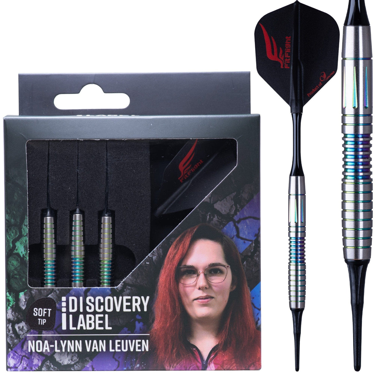 Cosmo Noa-Lynn van Leuven Darts – Weiche Spitze – 90 % Wolfram – 23 g