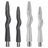 Caliburn Curly Dart Schäften - Aluminium - Sandgestrahlt