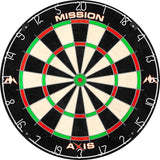 *Mission Axis Dartboard - Tri Wire - Player Level Endurance Board