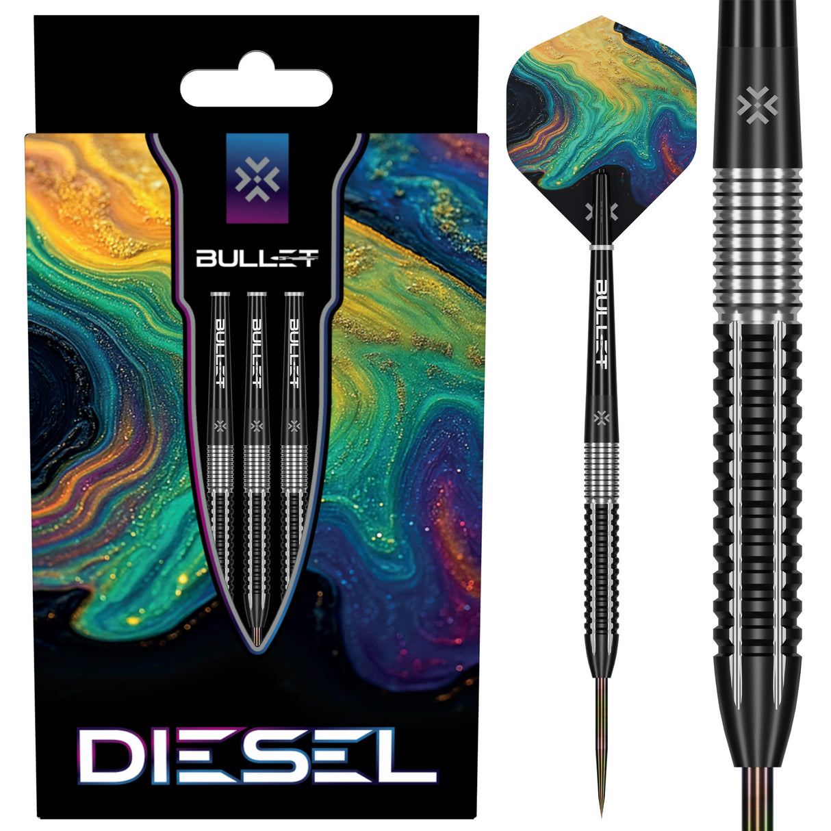 Bullet Diesel Darts - Stahlspitze - 85% Tungsten