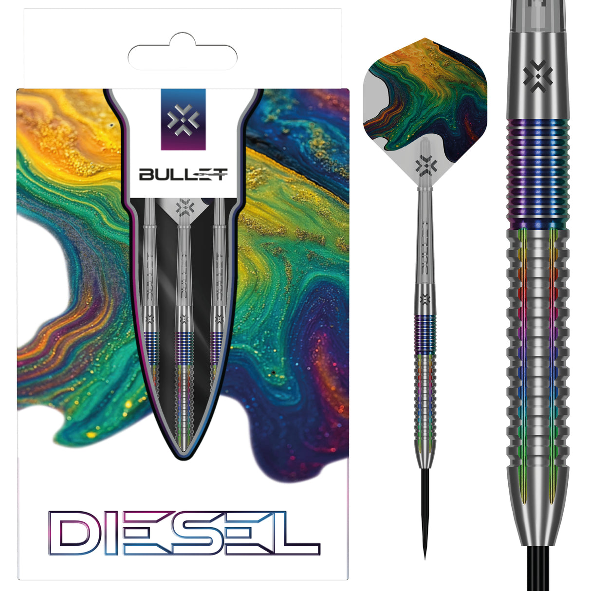 Bullet Diesel Darts - Stahlspitze - V2 - 85% Tungsten