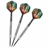 Mission Dominik GrÃ¼llich Darts - Steel Tip - 95% Tungsten - Silver-Black Rings