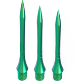 Caliburn Bamboo Smooth Conversion Points - Screw In - Soft Tip to Steel Tip - Dark Green