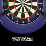 Mission Dartboard Surround - Logo - Integrierter Darthalter