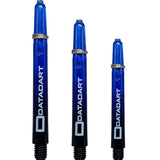 Datadart Argon Shafts - Polycarbonate Dart Stems - Black & Blue