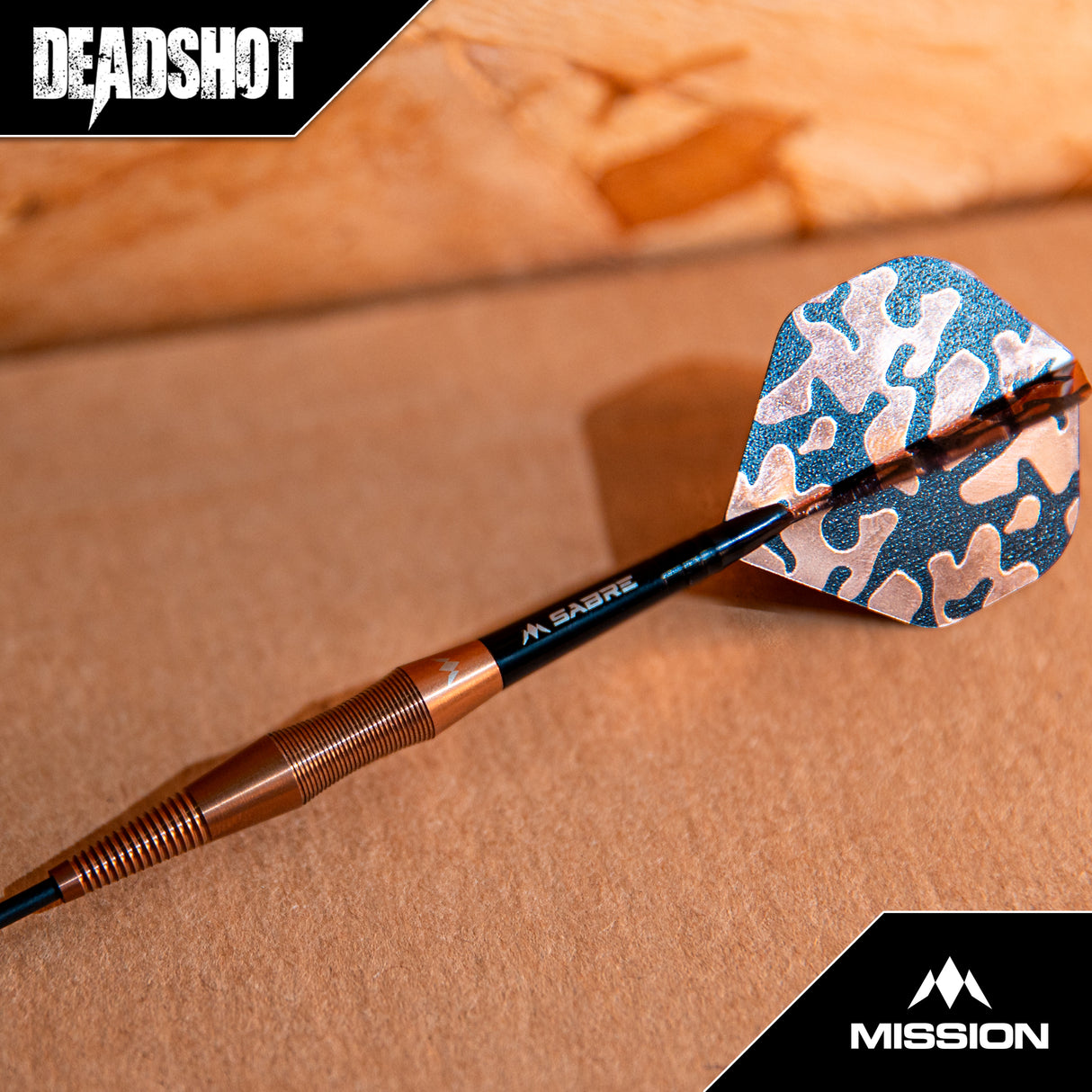 Mission Dead Shot Darts - Stahlspitze - 95% Tungsten - Bronze