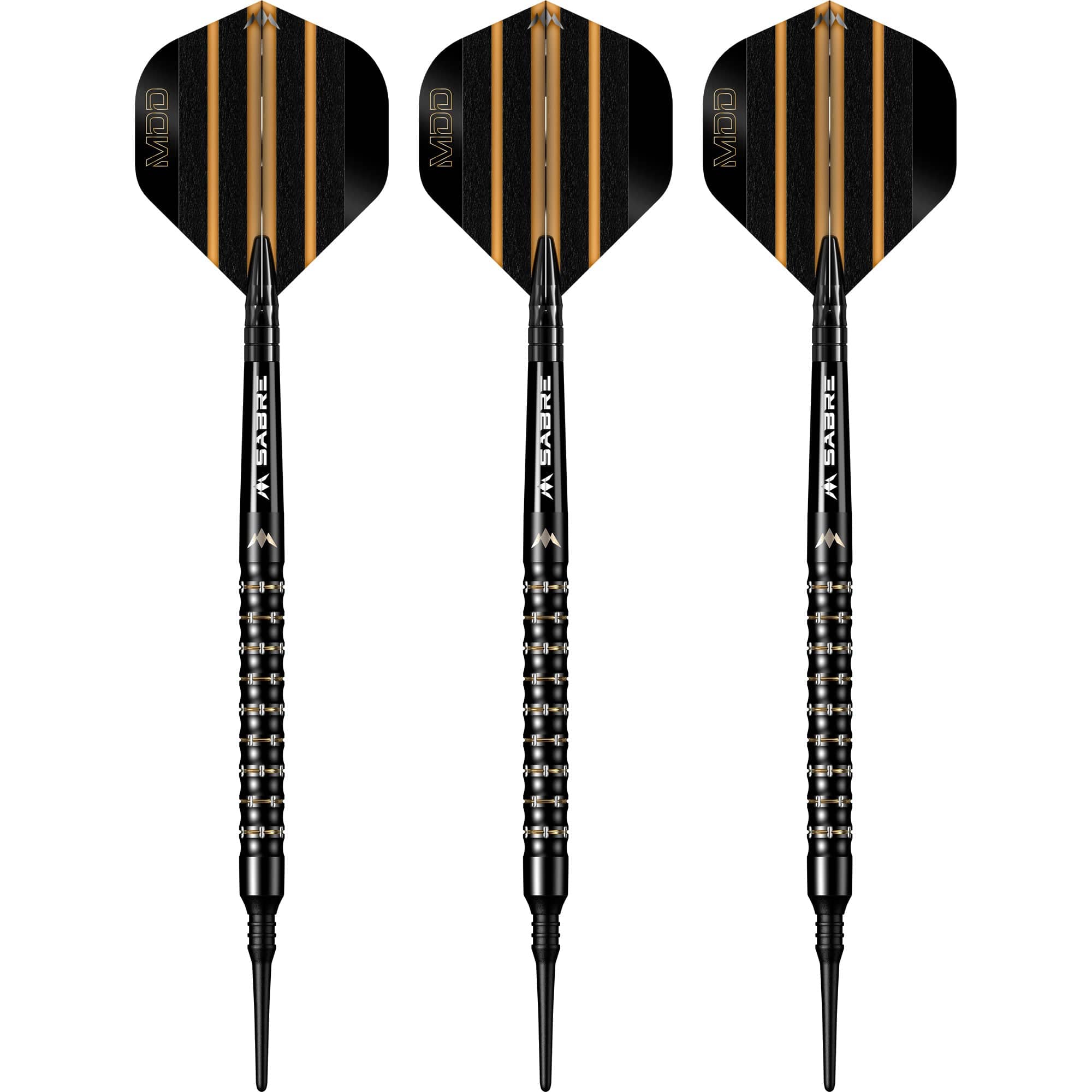 Mission Mike De Decker Darts – Weiche Spitze – 95 % Wolfram – Schwarz