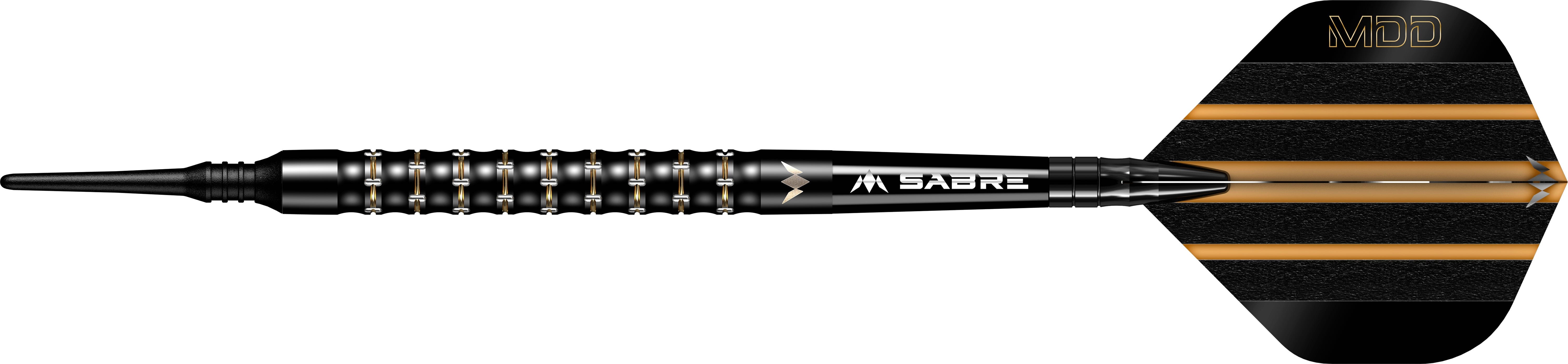 Mission Mike De Decker Darts – Weiche Spitze – 95 % Wolfram – Schwarz