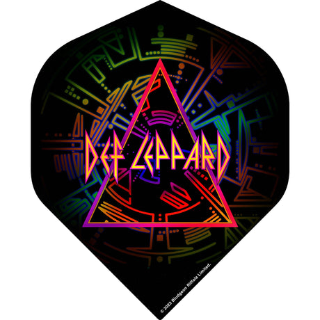 Def Leppard Dart Flights - Official Licensed - 100 Micron - No2 - Std - F3 - Prism