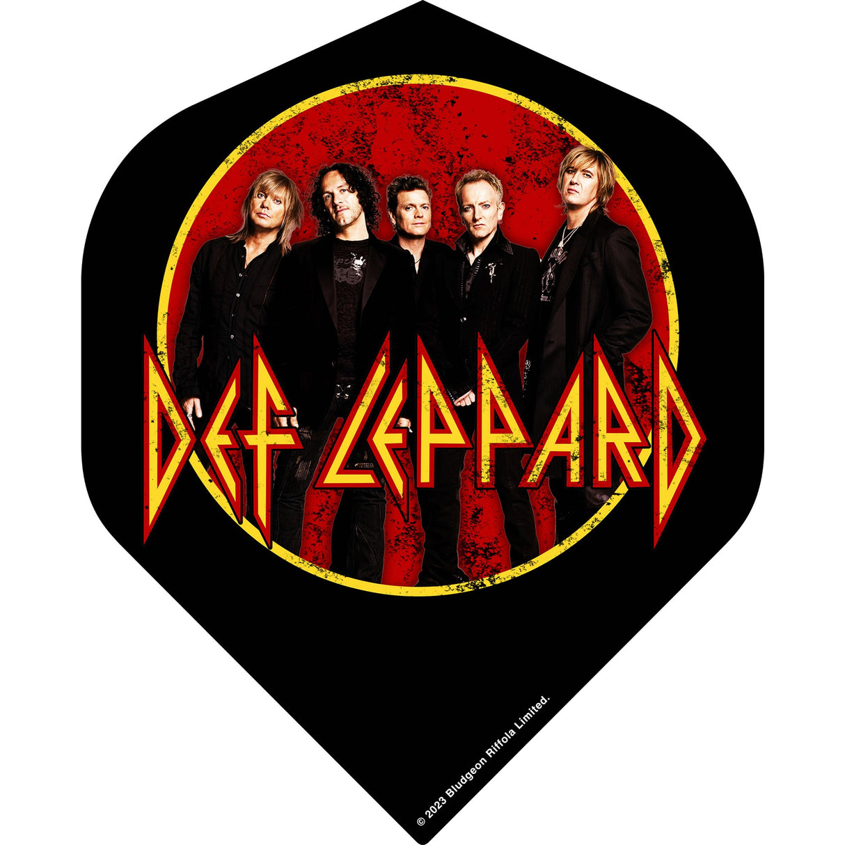 Def Leppard Dart Flights – Offiziell lizenziert – 100 Mikron – Nr. 2 – Std – F5 – Original