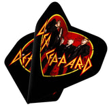Def Leppard Dart Flights – Offiziell lizenziert – 100 Mikron – Nr. 2 – Std – F5 – Original