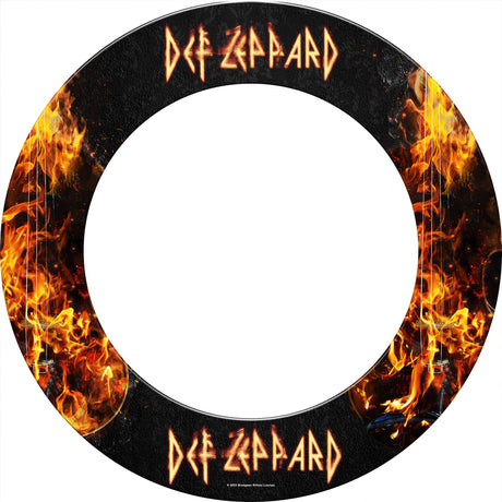 Def Leppard Dartboard Surround - Official Licensed - S4 - Professional - Flames