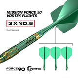 Mission Devon Petersen R2.5 Darts - Stahlspitze - 95% Tungsten