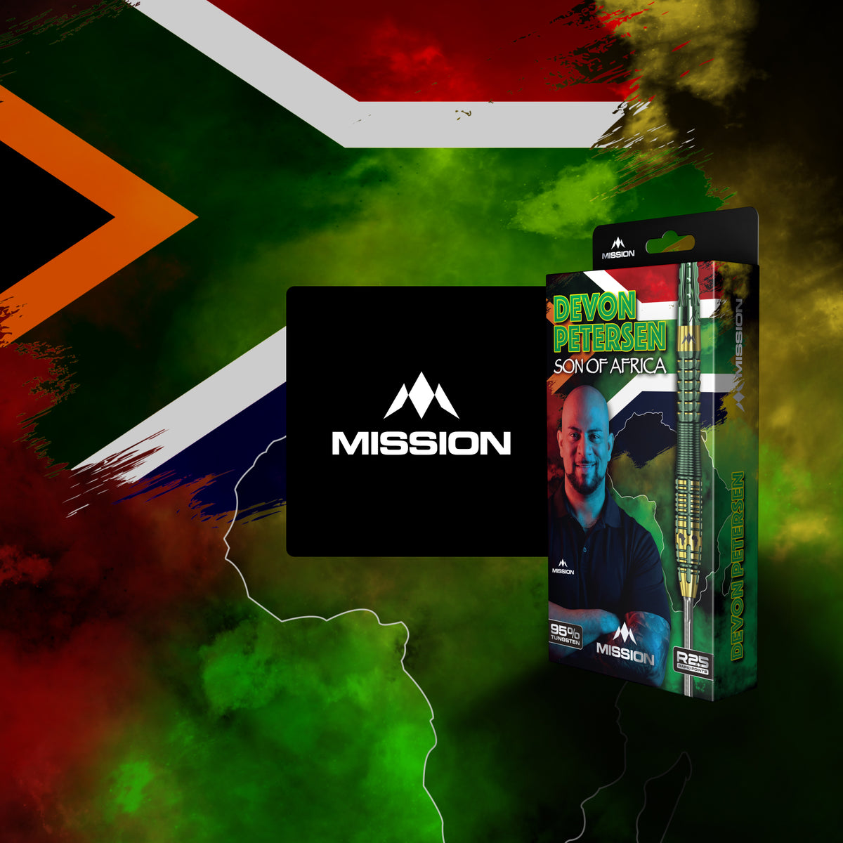 Mission Devon Petersen R2.5 Darts - Stahlspitze - 95% Tungsten