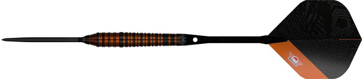 Bulls Dirk van Duijvenbode CP Darts - Stahlspitze - 80% Tungsten - Schwarz