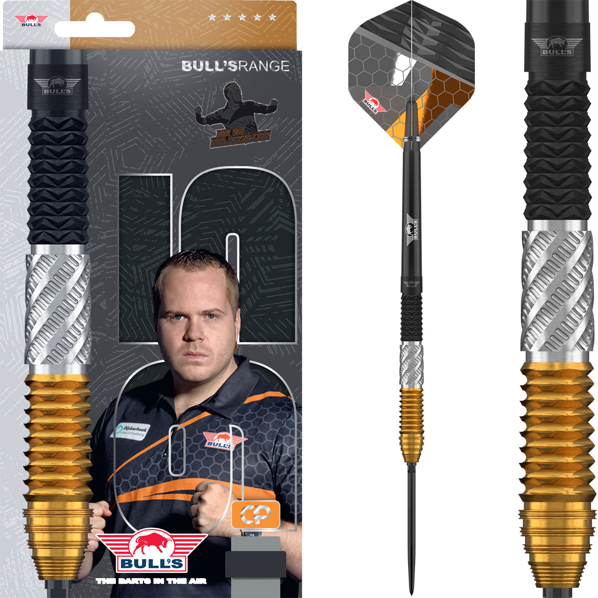 Bulls Dirk van Duijvenbode CP Darts - Stahlspitze - 95% Tungsten