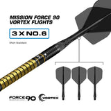 Mission Collab Series R2.5 Darts - Stahlspitze - 95% Tungsten - Jake Kenyon