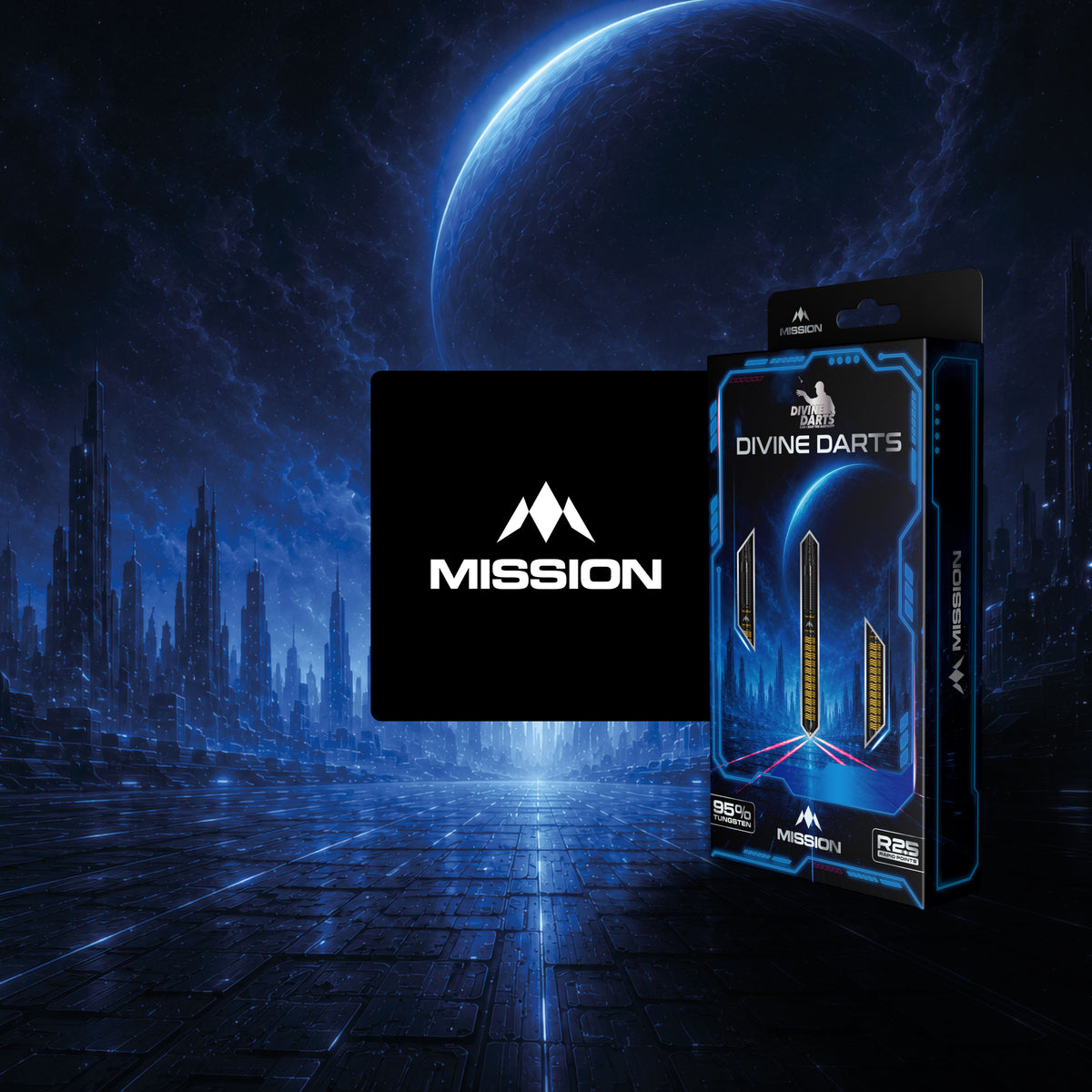 Mission Collab Series R2.5 Darts - Stahlspitze - 95% Tungsten - Jake Kenyon