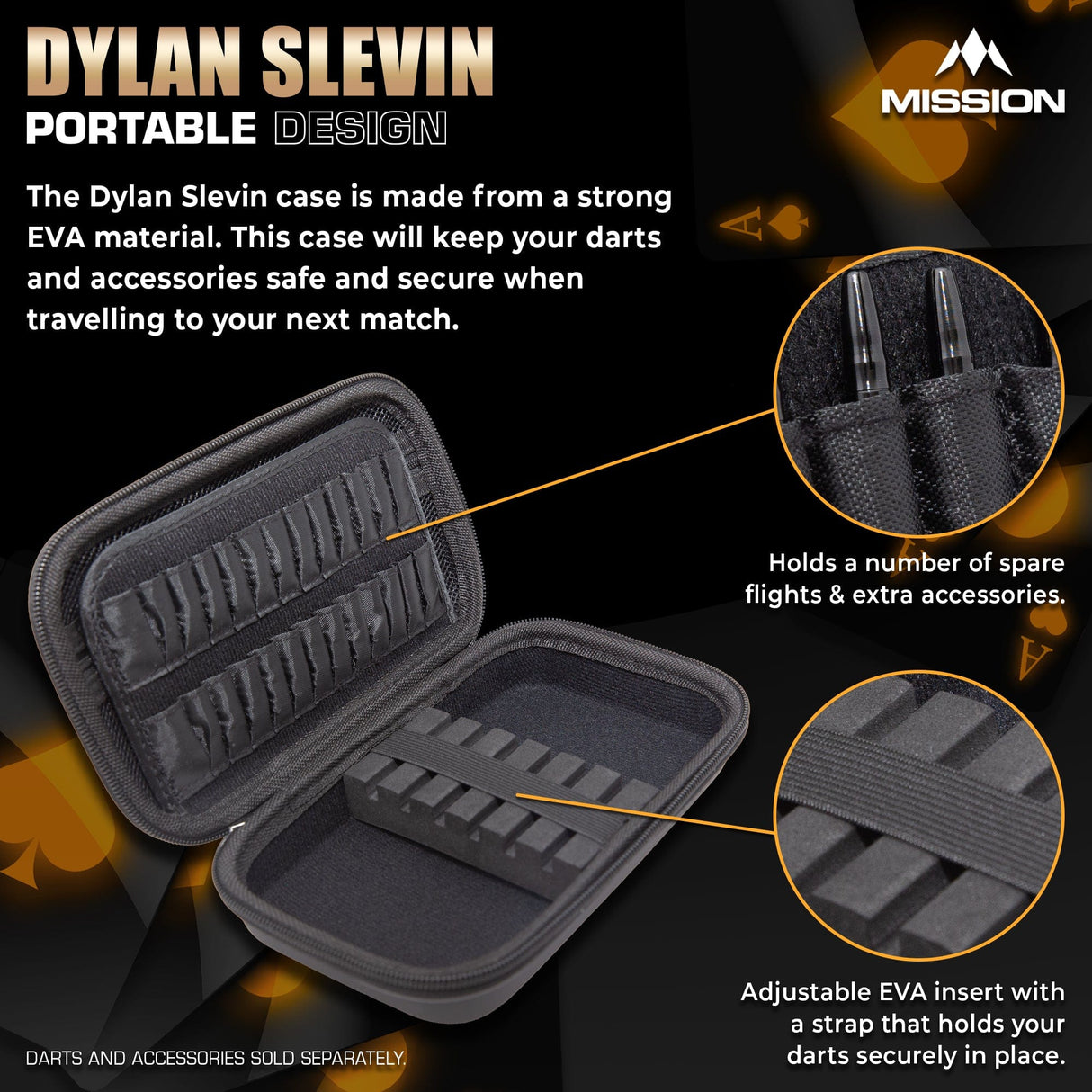 Mission Darts Players- EVA Dart Case - Dylan Slevin