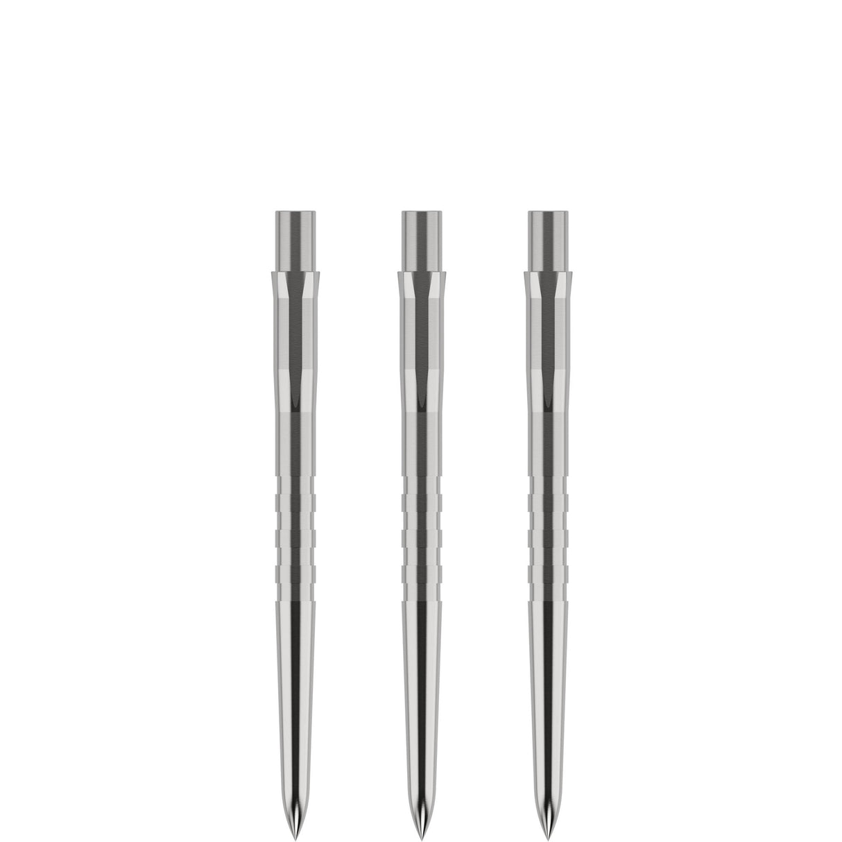 Mission Caliburn Austauschbare Dartspitzen - Geriffelt - Silber