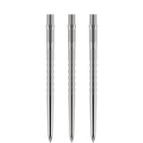 Mission Caliburn Austauschbare Dartspitzen - Geriffelt - Silber