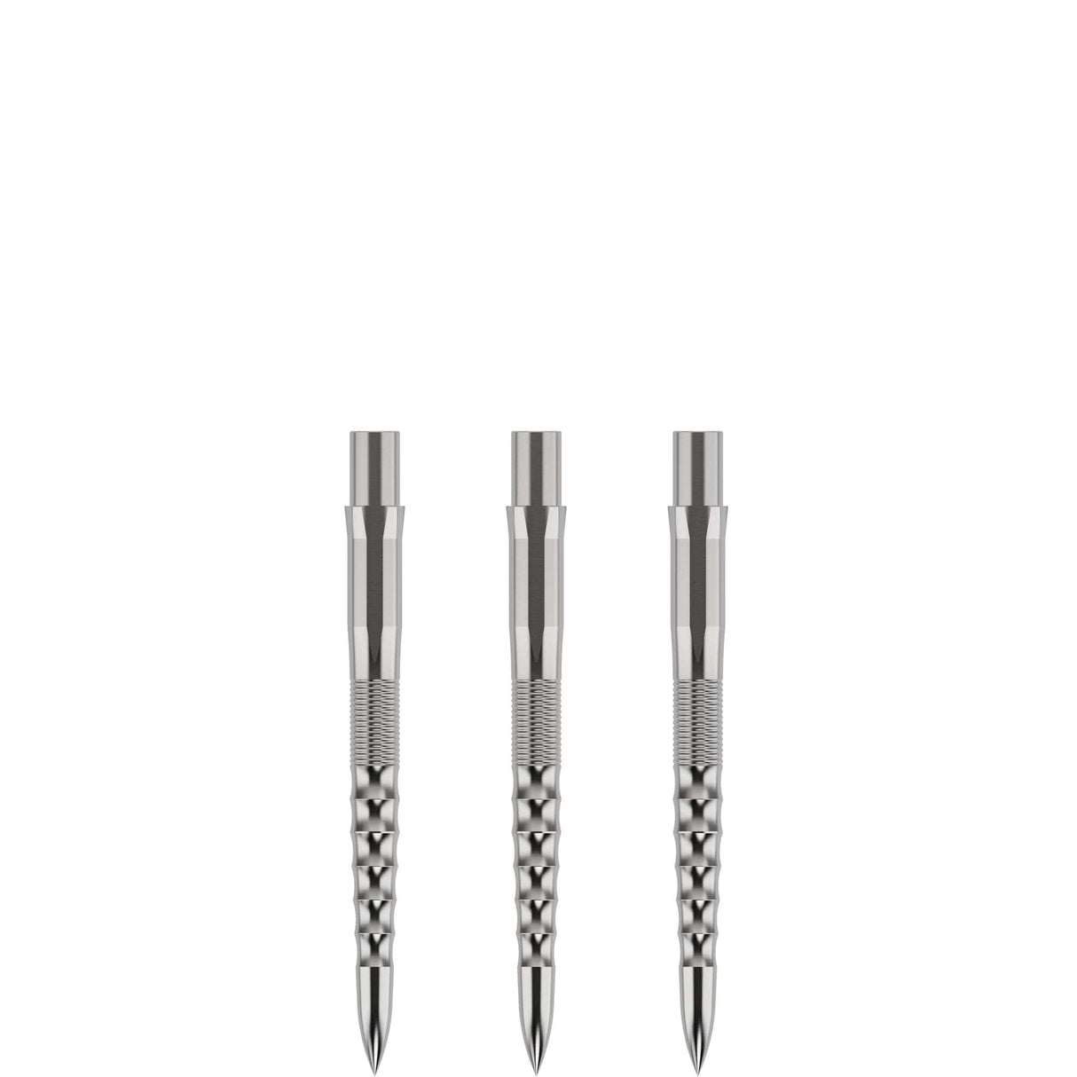 Mission Caliburn Replaceable Dart Points - Ripple - Silver