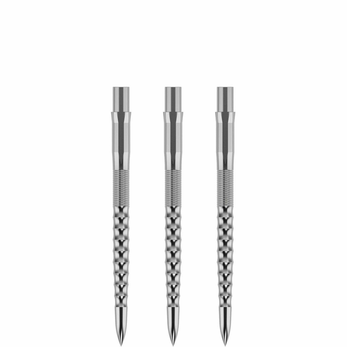 Mission Caliburn Replaceable Dart Points - Ripple - Silver