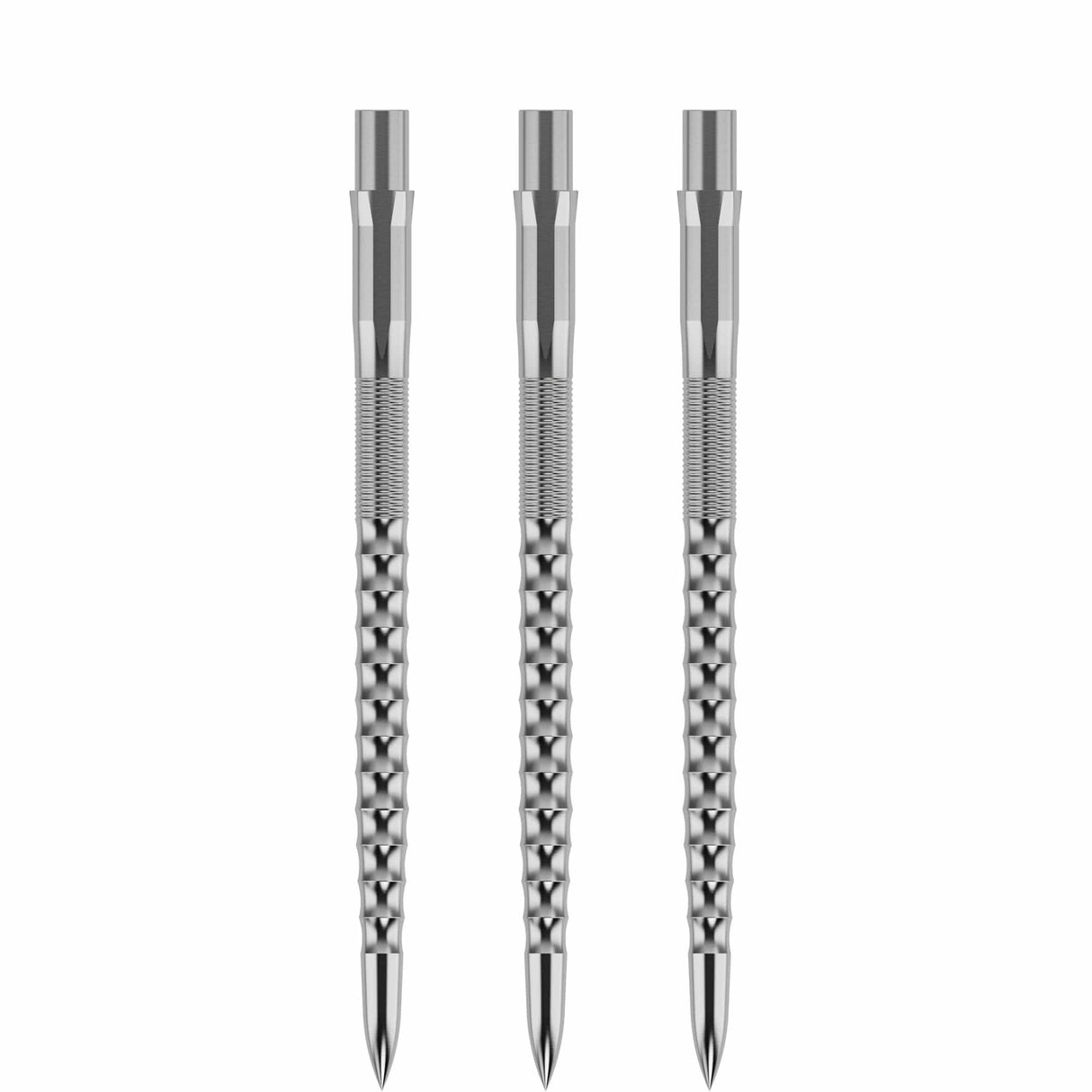 Mission Caliburn Replaceable Dart Points - Ripple - Silver