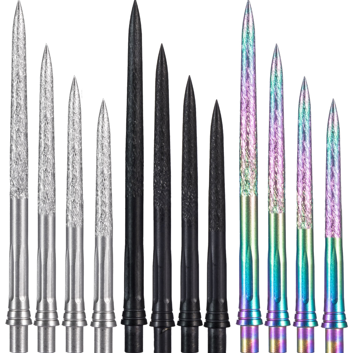 Caliburn Austauschbare Dartspitzen - Rau - Ohne Lippe