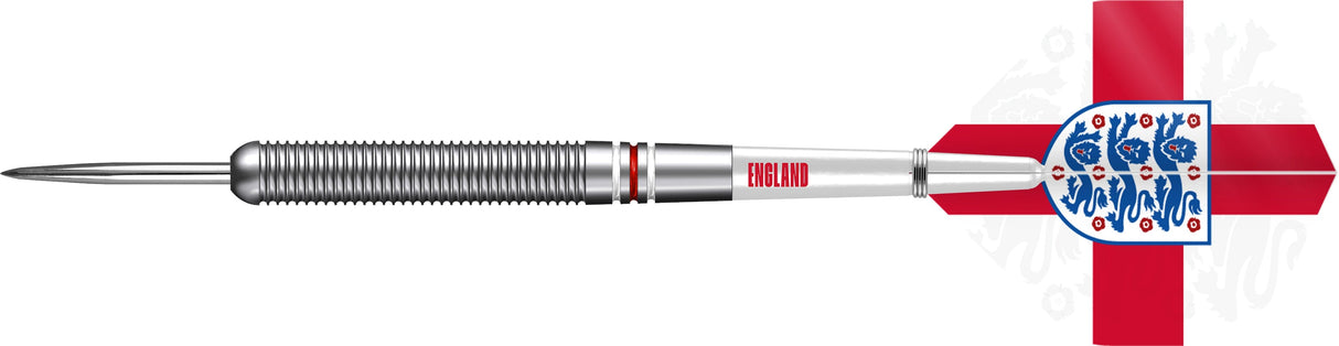 England Football Darts – Steel Tip Tungsten – Offizielles Lizenzprodukt – Logo – 24 g