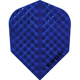 *Harrows Dimplex Dart Flights - Standard Shape - Plain Colours Plain Blue