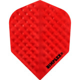 *Harrows Dimplex Dart Flights - Standard Shape - Plain Colours Plain Red