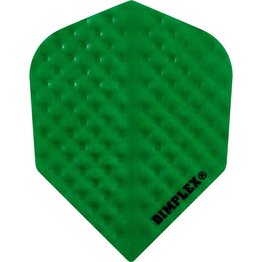 *Harrows Dimplex Dart Flights - Standard Shape - Plain Colours Plain Green