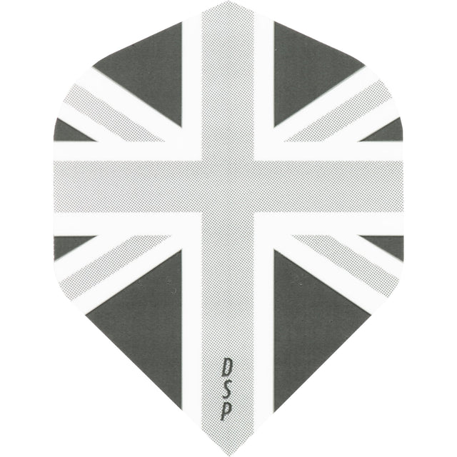 *Designa Dart Flights - Std - Union Jack - Grey