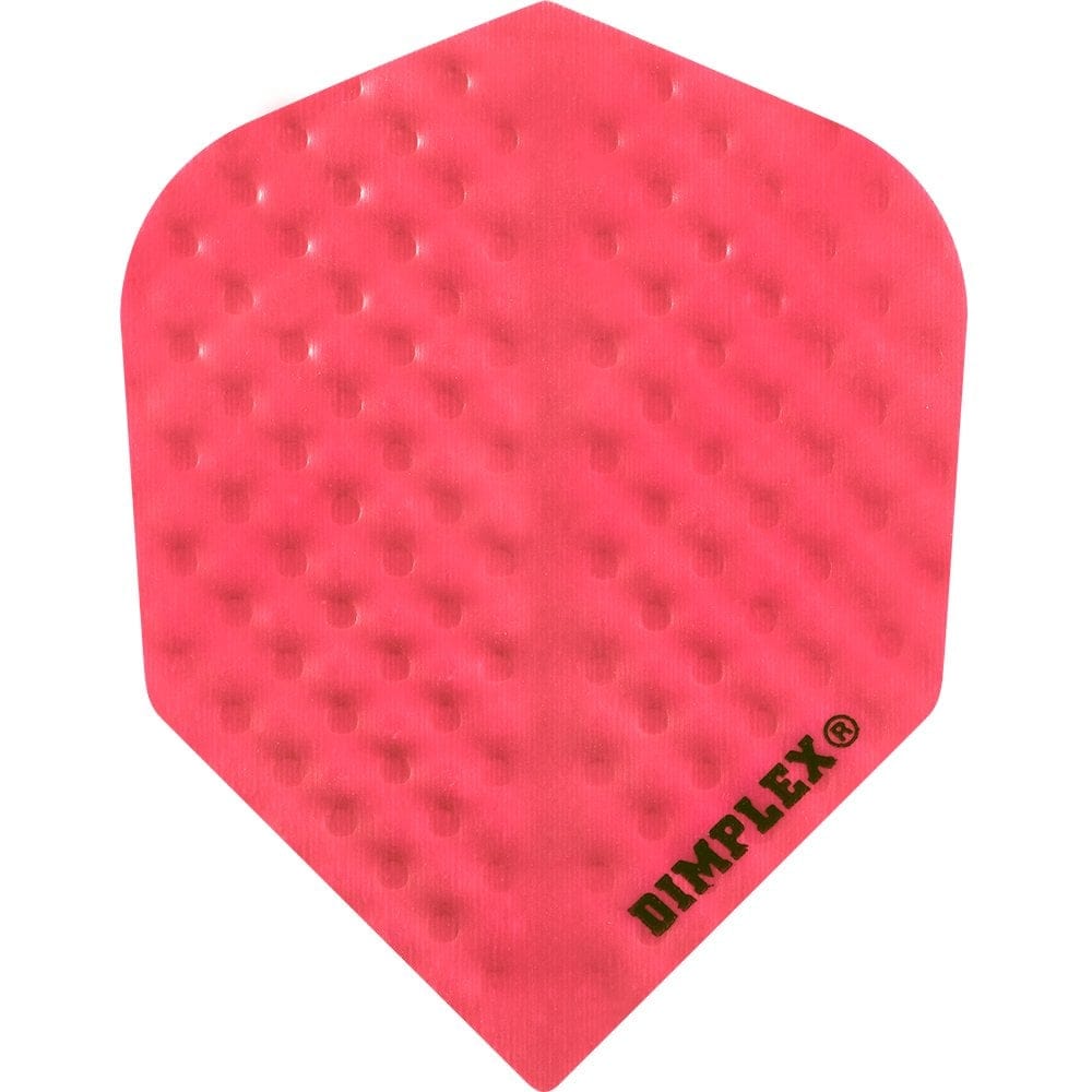 *Harrows Dimplex Dart Flights - Standard Shape - Plain Colours Plain Pink