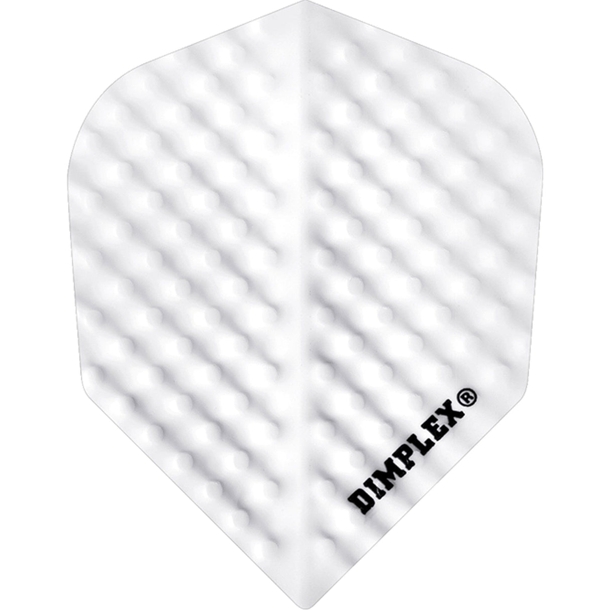 *Harrows Dimplex Dart Flights - Standard Shape - Plain Colours Plain Clear