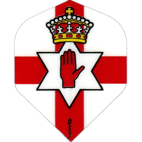*Designa Dart Flights - Extra Strong - Std - Northern Ireland - Full