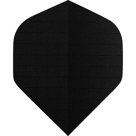 *Designa Dart Flights - Fabric Rip Stop Nylon - Longlife - Std No2 Black