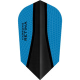 *Harrows Retina-X Dart Flights - Slim Aqua Blue